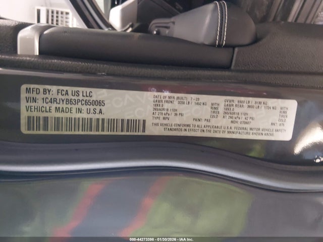 2023 JEEP GRAND CHEROKEE 4XE 1C4RJYB63PC650065 Photo 8