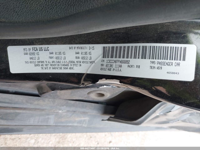 Chrysler 200 Limited 2015 1C3CCCAB7FN666892 Image 9