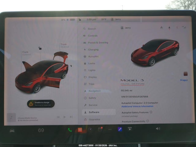 2018 TESLA MODEL 3 5YJ3E1EB3JF087958 Photo 6