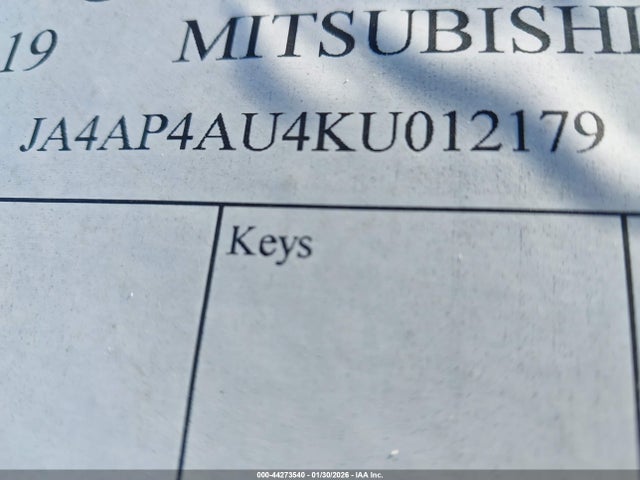Aukcja sprzedaży 2019 Mitsubishi Outlander Sport 2.0 Se, vin: JA4AP4AU4KU012179, numer aukcji: 44273540