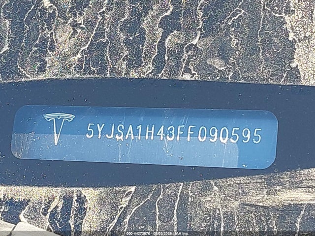 Auction sale of the 2015 Tesla Model S 85d/p85d, vin: 5YJSA1H43FF090595, lot number: 44273670