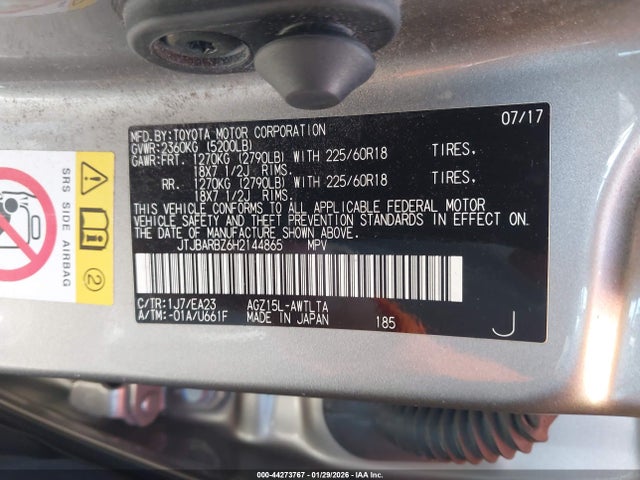 JTJBARBZ6H2144865 Lexus NX 200T