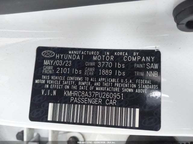 Hyundai Venue Sel 2023 KMHRC8A37PU260951 Image 9