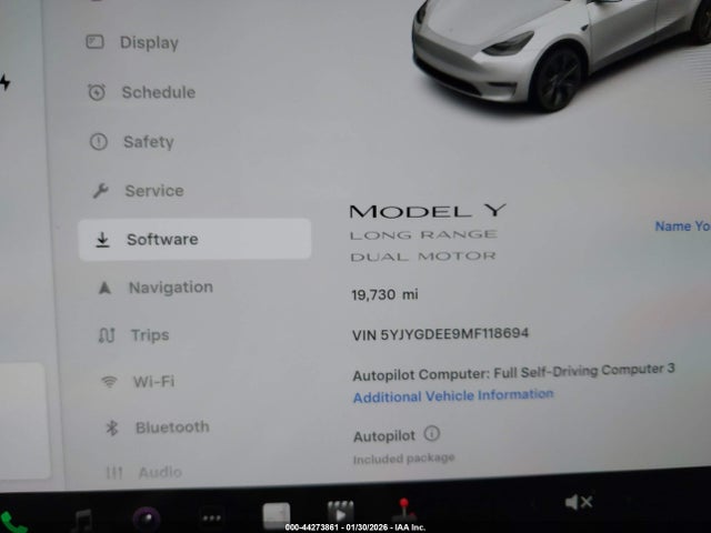 2021 TESLA MODEL Y 5YJYGDEE9MF118694 Photo 6