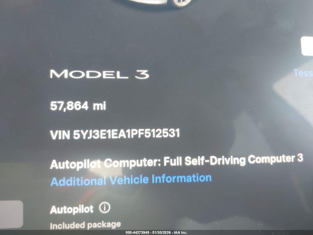 2023 TESLA MODEL 3 5YJ3E1EA1PF512531 Photo 6