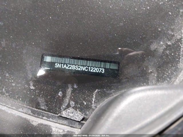 Продаж на аукціоні авто 2022 Nissan Murano Sv Intelligent Awd, vin: 5N1AZ2BS2NC122073, номер лоту: 44274068