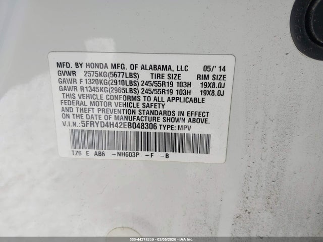 Acura Mdx Technology Package 2014 5FRYD4H4LEB048306 Image 9