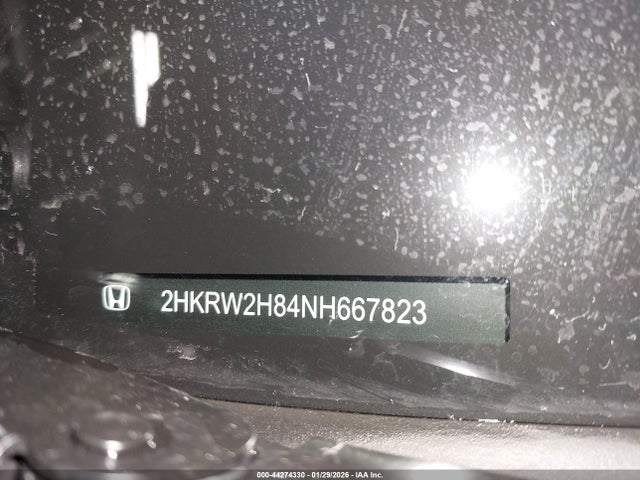 2HKRW2H84NH667823 Honda Cr-v Awd Ex-l