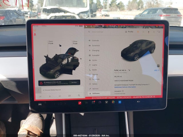 5YJYGDEDXMF116296 Tesla Model Y Standard Range Rear-wheel Drive