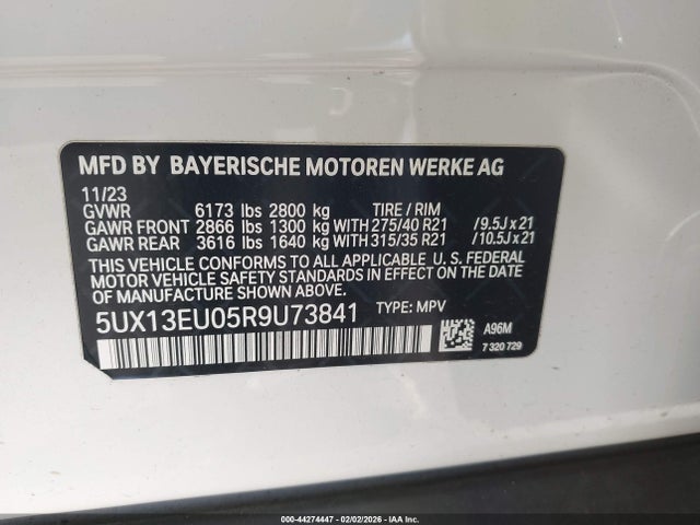 5UX13EU05R9U73841 BMW X5 Sdrive40i