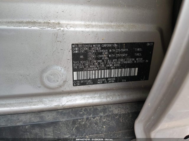 2021 TOYOTA VENZA JTEAAAAHXMJ071973 Photo 8