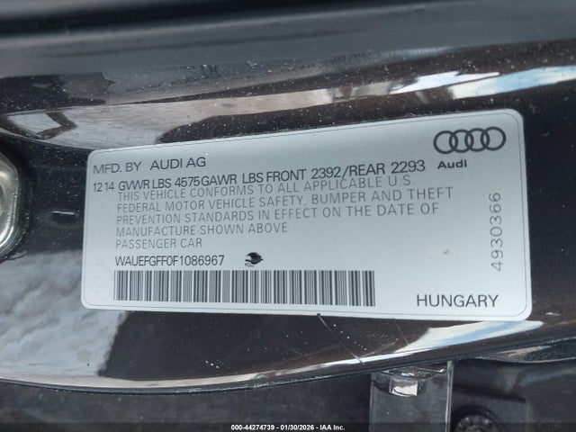 2015 AUDI A3 WAUEFGFF0F1086967 Photo 8
