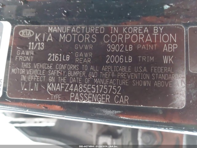 KIA FORTE EX 2014 KNAFZ4A85E5175752 Image 9