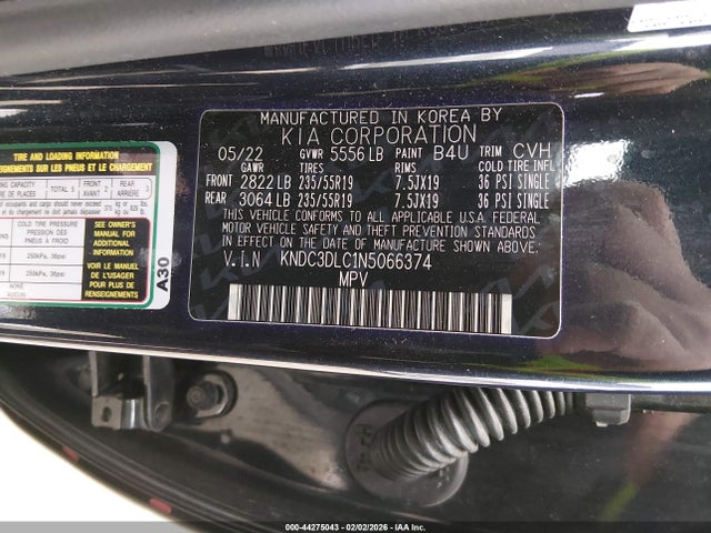 2022 KIA EV6 KNDC3DLC1N5066374 Photo 8