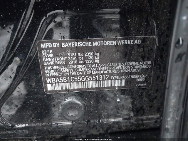 2016 BMW 535I WBA5B1C55GG551312 Photo 8