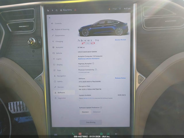 5YJSA1E40GF126555 Tesla Model S 90d/p100d/p85d/p90d
