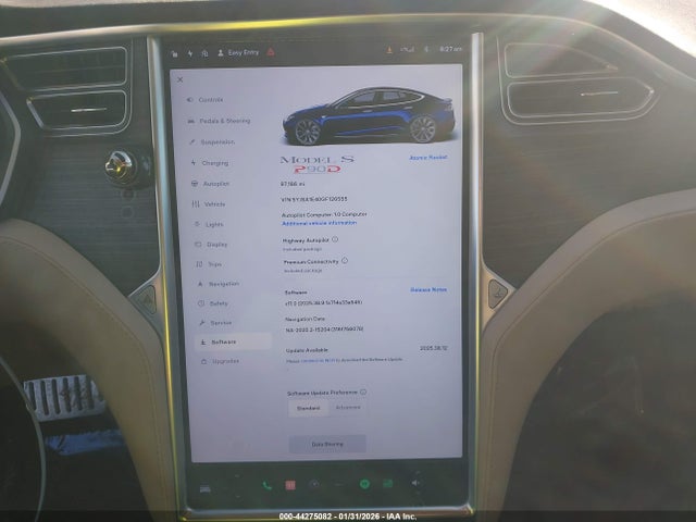 5YJSA1E40GF126555 Tesla Model S 90d/p100d/p85d/p90d