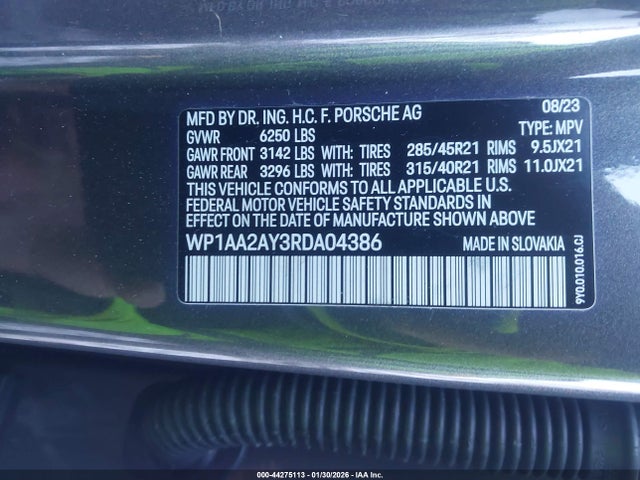 2024 PORSCHE CAYENNE WP1AA2AY3RDA04386 Photo 8