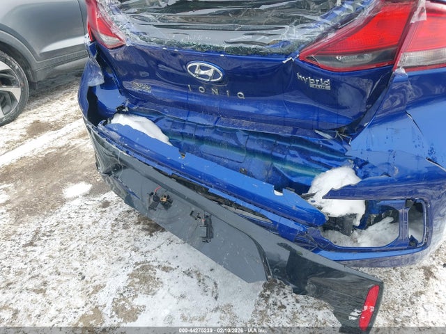 KMHC65LCXKU134374 Hyundai Ioniq Hybrid Blue