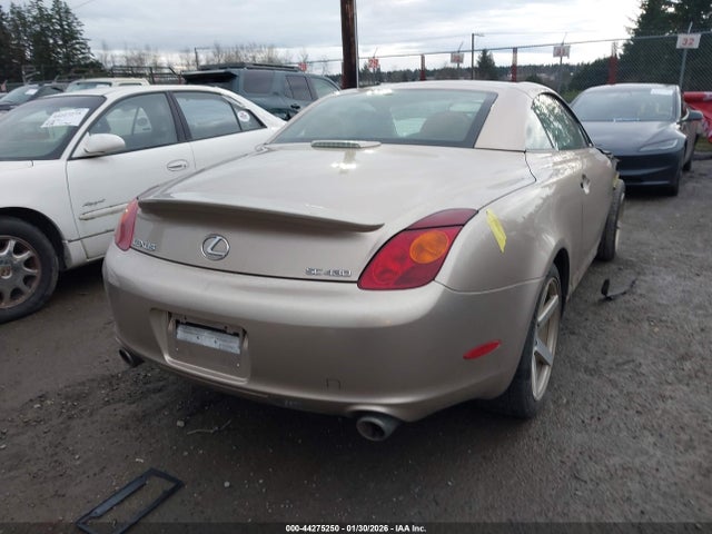 Продажа на аукционе авто 2003 Lexus Sc 430, vin: JTHFN48Y630042012, номер лота: 44275250