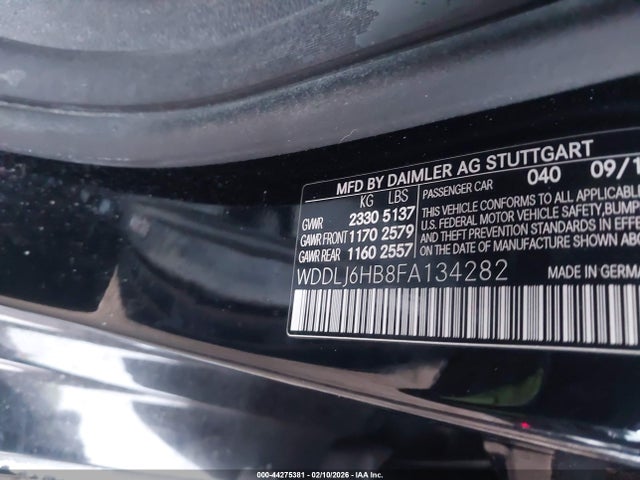 Продажа на аукционе авто 2015 Mercedes-benz Cls 400 4matic, vin: WDDLJ6HB8FA134282, номер лота: 44275381