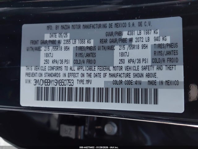 3MVDMBBM1SM850753 Mazda Cx-30 2.5 S Select Sport