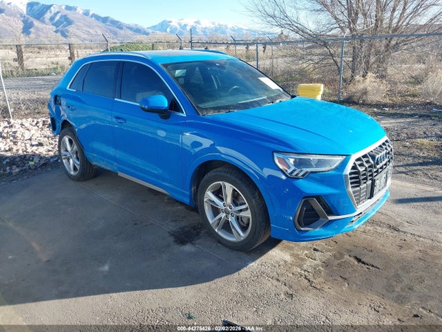 Auction sale of the 2020 Audi Q3 Premium Plus 45 Tfsi S Line Quattro Tiptronic, vin: WA1EECF31L1042163, lot number: 44275426