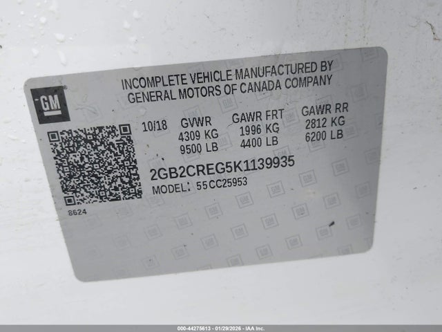 Chevrolet Silverado 2500hd Wt 2019 2GB2CREG5K1139935 Image 9