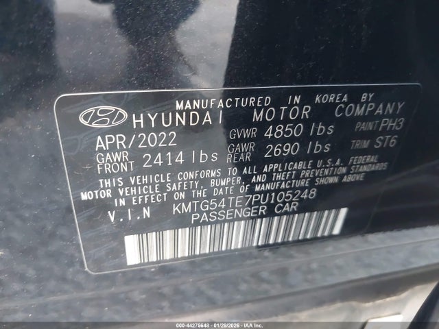 KMTG54TE7PU105248 Genesis G70 3.3t Rwd