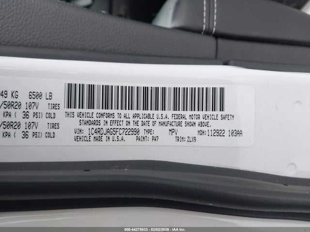 2015 DODGE DURANGO 1C4RDJAG5FC722990 Photo 8