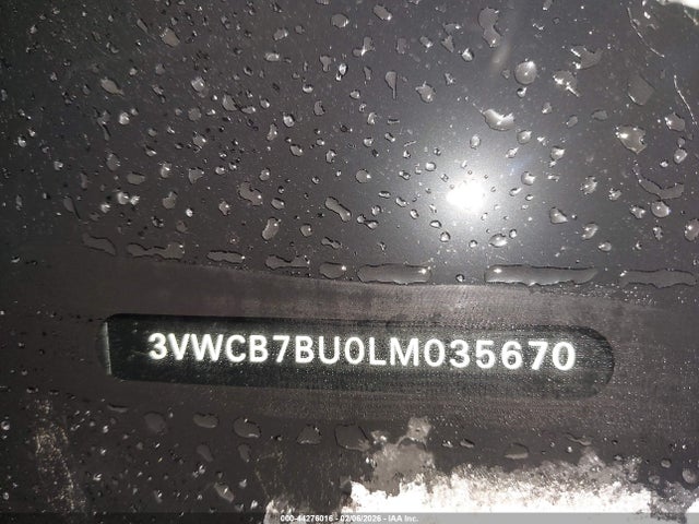 44276016 :رقم المزاد ، 3VWCB7BU0LM035670 vin ، 2020 Volkswagen Jetta 1.4t R-line/1.4t S/1.4t Se مزاد بيع