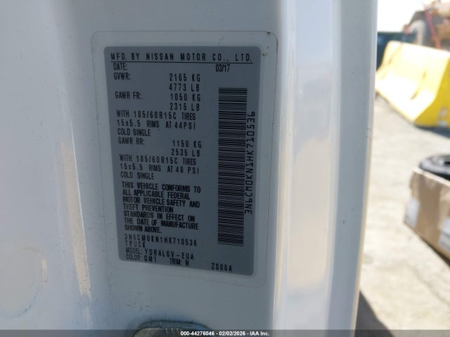 3N6CM0KN1HK710536 Nissan NV200 SV