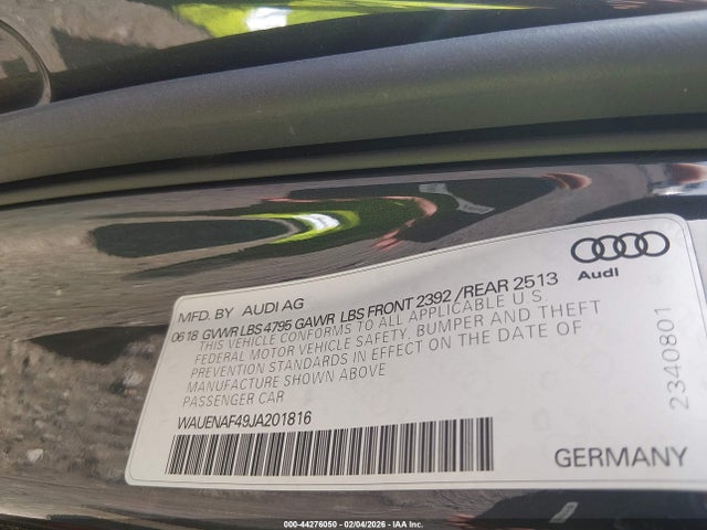 2018 AUDI A4 WAUENAF49JA201816 Photo 8