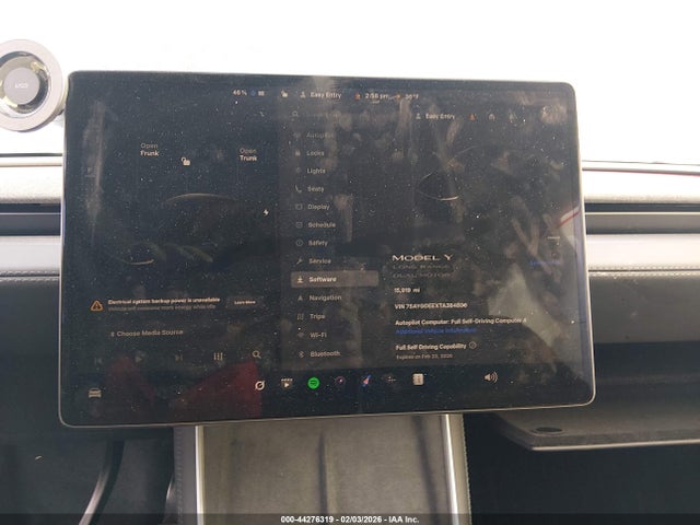 Продаж на аукціоні авто 2026 Tesla Model Y Long Range Launch Series/premium All-wheel Drive, vin: 7SAYGDEEXTA384806, номер лоту: 44276319