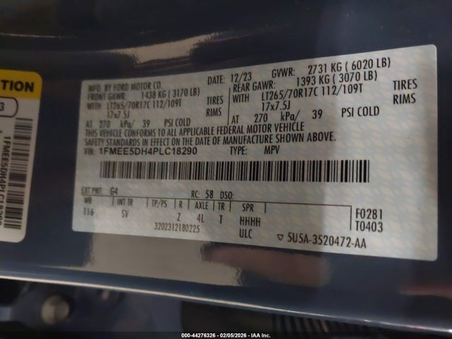 2023 FORD BRONCO 1FMEE5DH4PLC18290 Photo 8