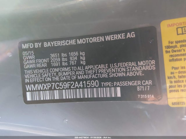 2015 MINI HARDTOP WMWXP7C59F2A41590 Photo 8