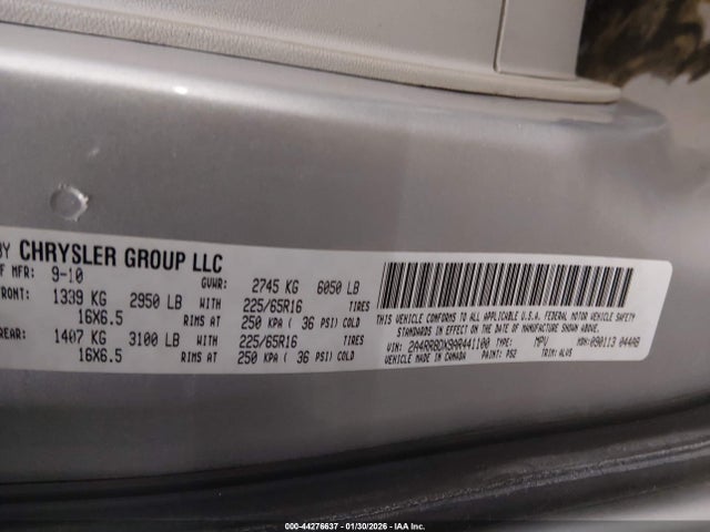 Продажа на аукционе авто 2010 Chrysler Town & Country Touring Plus, vin: 2A4RR8DX9AR441100, номер лота: 44276637