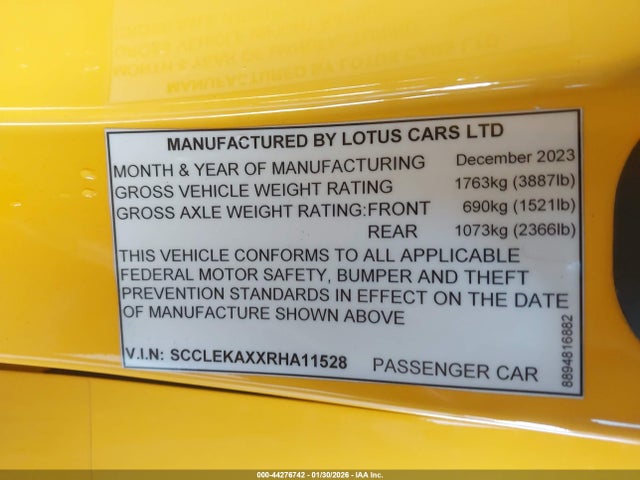 2024 LOTUS EMIRA SCCLEKAXXRHA11528 Photo 8