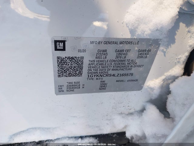 2020 CADILLAC XT5 1GYKNCRS4LZ165575 Photo 8