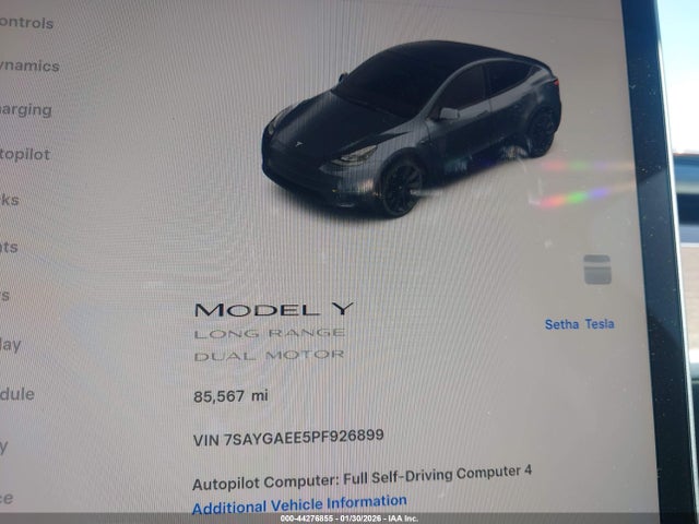 2023 TESLA MODEL Y 7SAYGAEE5PF926899 Photo 6