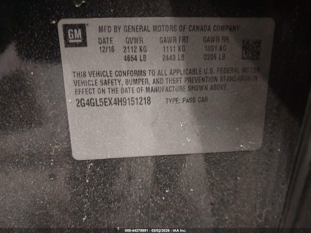 2G4GL5EX4H9151218 Buick Regal Turbo Sport Touring