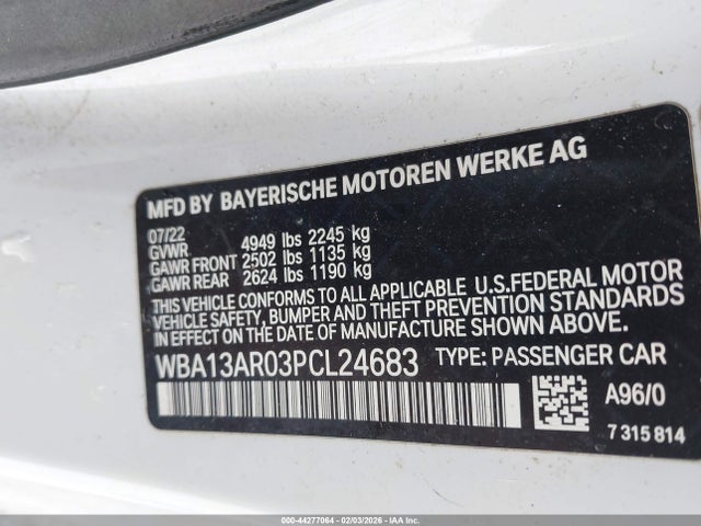 2023 BMW M440I WBA13AR03PCL24683 Photo 8