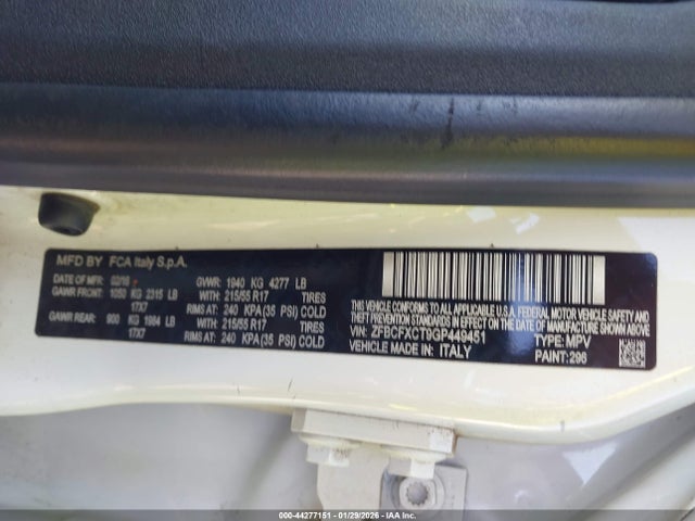 2016 FIAT 500X ZFBCFXCT9GP449451 Photo 8