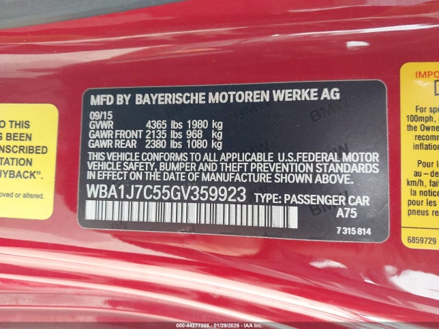 2016 BMW M235I WBA1J7C55GV359923 Photo 8