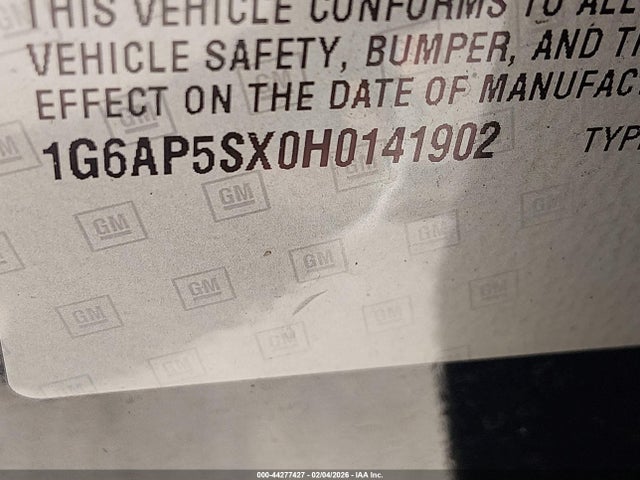 2017 CADILLAC CTS 1G6AP5SX0H0141902 Photo 8