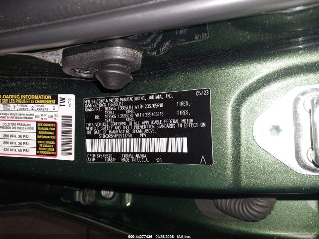 Toyota Highlander Xle 2023 5TDKDRBH4PS513750 Image 9