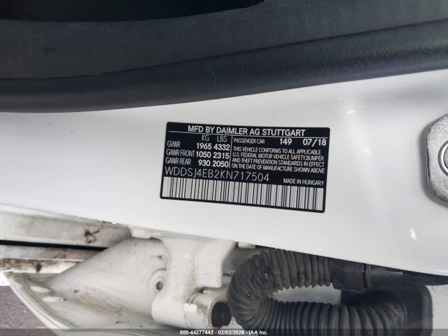 2019 MERCEDES-BENZ CLA 250 WDDSJ4EB2KN717504 Photo 8