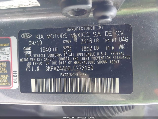 2020 KIA RIO 3KPA24AD6LE273169 Photo 8