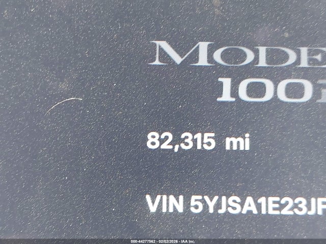 Aukcja sprzedaży 2018 Tesla Model S 100d/75d/p100d, vin: 5YJSA1E23JF294941, numer aukcji: 44277562