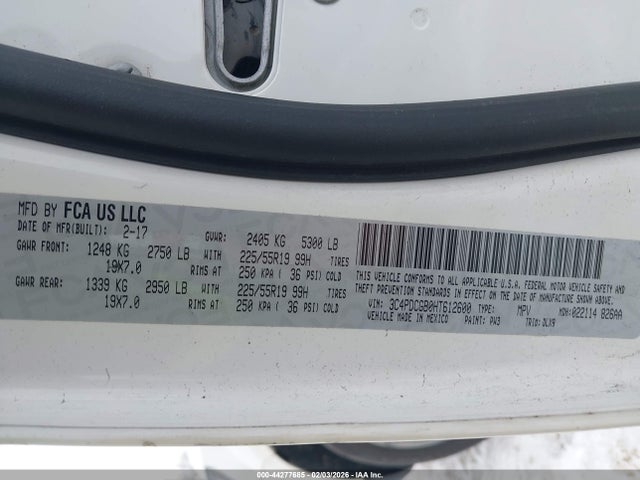 2017 DODGE JOURNEY 3C4PDCGB0HT612600 Photo 8